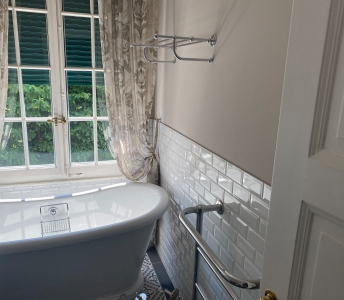 Réalisation de deux salles de bain en céramique, juin 2022, Pully
