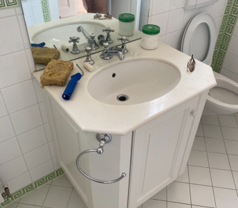 Réalisation de deux salles de bain en céramique, juin 2022, Pully