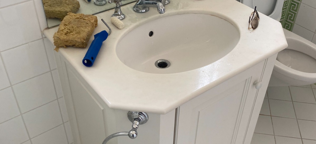 Réalisation de deux salles de bain en céramique, juin 2022, Pully