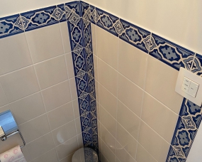 Réalisation de deux salles de bain en céramique, juin 2022, Pully