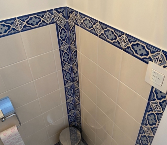 Réalisation de deux salles de bain en céramique, juin 2022, Pully